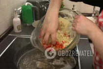 Красный борщ с фасолью - Шаг 7 Красный борщ с фасолью - Шаг 7
