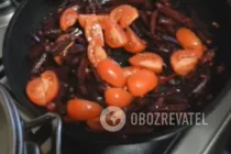 Борщ із помідорами та квасолею - Крок 5 Борщ із помідорами та квасолею - Крок 5