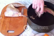 Бульон из домашней курицы - Шаг 1 Бульон из домашней курицы - Шаг 1