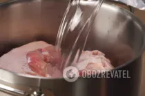 Швидкий курячий бульйон - Крок 1 Швидкий курячий бульйон - Крок 1