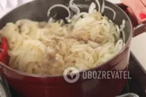 Цибулевий суп із сухим вином - Крок 4 Цибулевий суп із сухим вином - Крок 4
