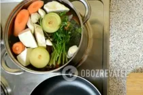 Овочевий бульйон з селерою - Крок 4 Овочевий бульйон з селерою - Крок 4