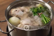 Швидкий курячий бульйон - Крок 5 Швидкий курячий бульйон - Крок 5