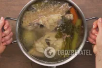 Швидкий курячий бульйон - Крок 6 Швидкий курячий бульйон - Крок 6