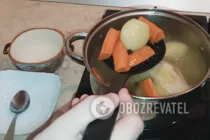 Прозорий курячий бульйон - Крок 7 Прозорий курячий бульйон - Крок 7