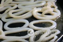 Салат з кальмарами та овочами - Крок 3 Салат з кальмарами та овочами - Крок 3
