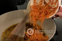 Салат з кальмарами та корейською морквою - Крок 5 Салат з кальмарами та корейською морквою - Крок 5
