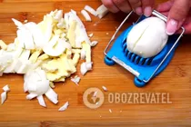 Салат з кальмарами, яйцем та огірком - Крок 6 Салат з кальмарами, яйцем та огірком - Крок 6
