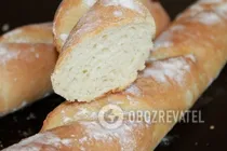 Простой багет на дрожжах - Шаг 9 Простой багет на дрожжах - Шаг 9