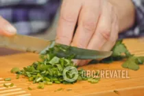 Салат с дайконом и огурцом - Шаг 3 Салат с дайконом и огурцом - Шаг 3