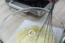 Бісквітний торт з заварним кремом та фруктами - Крок 3 Бісквітний торт з заварним кремом та фруктами - Крок 3