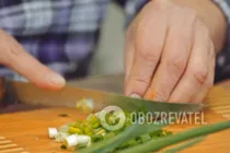 Салат с дайконом и огурцом - Шаг 4 Салат с дайконом и огурцом - Шаг 4