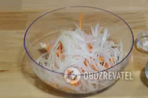 Салат з дайконом і куркою - Крок 3 Салат з дайконом і куркою - Крок 3