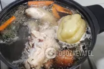 Диетический куриный бульон - Шаг 4