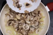 Салат с дайконом и грибами - Шаг 4 Салат с дайконом и грибами - Шаг 4