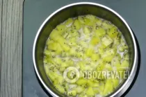 Торт без випікання з фруктами - Крок 6 Торт без випікання з фруктами - Крок 6