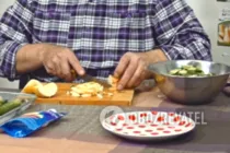 Салат с дайконом и огурцом - Шаг 6 Салат с дайконом и огурцом - Шаг 6