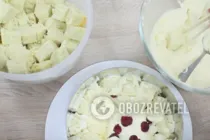 Бісквітний торт з заварним кремом та фруктами - Крок 9 Бісквітний торт з заварним кремом та фруктами - Крок 9