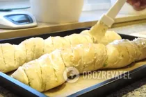 Багет с чесночным маслом - Шаг 11 Багет с чесночным маслом - Шаг 11