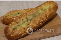 Сырный багет с зеленью - Шаг 9 Сырный багет с зеленью - Шаг 9