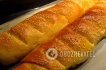 Дріжджовий багет в духовці - Крок 8 Дріжджовий багет в духовці - Крок 8