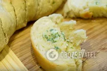 Багет с чесночным маслом - Шаг 12 Багет с чесночным маслом - Шаг 12