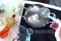 Рамен з куркою - Крок 2 Рамен з куркою - Крок 2
