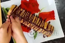 Торт из печенья и творога "Домик" - Шаг 9 Торт из печенья и творога "Домик" - Шаг 9