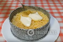 Салат с кальмарами на Новый год - Шаг 11 Салат с кальмарами на Новый год - Шаг 11