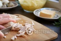 Салат "Гніздо глухаря" з картоплею фрі - Крок 3 Салат "Гніздо глухаря" з картоплею фрі - Крок 3