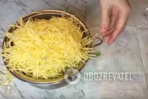 Салат "Гніздо глухаря" з м'ясом - Крок 3 Салат "Гніздо глухаря" з м'ясом - Крок 3
