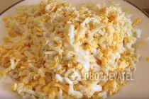 Салат "Гніздо глухаря" шарами - Крок 6 Салат "Гніздо глухаря" шарами - Крок 6