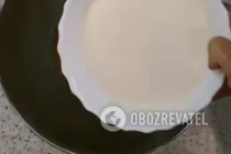 Торт з сирним кремом і фруктами - Крок 1 Торт з сирним кремом і фруктами - Крок 1