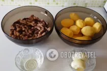 Вареники з картоплею та квасолею - Крок 1 Вареники з картоплею та квасолею - Крок 1