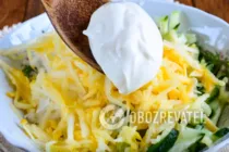 Салат с дайконом и свежим огурцом - Шаг 5 Салат с дайконом и свежим огурцом - Шаг 5