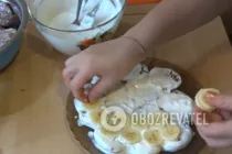 Торт з пряників зі сметанним кремом - Крок 5 Торт з пряників зі сметанним кремом - Крок 5