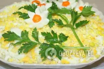 Салат "Невеста" с пекинской капустой - Шаг 11 Салат "Невеста" с пекинской капустой - Шаг 11