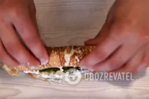Яєчні млинці з начинкою - Крок 11 Яєчні млинці з начинкою - Крок 11