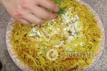 Новорічний салат "Гніздо глухаря" - Крок 14 Новорічний салат "Гніздо глухаря" - Крок 14