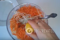 Салат из корня сельдерея с морковью - Шаг 3 Салат из корня сельдерея с морковью - Шаг 3