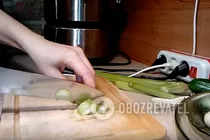 Салат зі стебловою селерою - Крок 2 Салат зі стебловою селерою - Крок 2