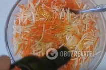 Салат из корня сельдерея с морковью - Шаг 5 Салат из корня сельдерея с морковью - Шаг 5