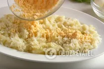 Салат "Невеста" с пекинской капустой - Шаг 5 Салат "Невеста" с пекинской капустой - Шаг 5