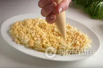 Салат "Невеста" с пекинской капустой - Шаг 6 Салат "Невеста" с пекинской капустой - Шаг 6