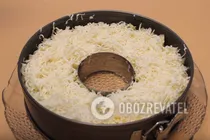 Салат "Невеста" с копченой курицей - Шаг 8 Салат "Невеста" с копченой курицей - Шаг 8