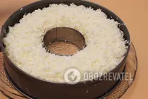 Салат "Невеста" с копченой курицей - Шаг 9 Салат "Невеста" с копченой курицей - Шаг 9