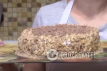 Банановий торт без випічки з пряників - Крок 10 Банановий торт без випічки з пряників - Крок 10
