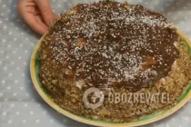 Торт из пряников и бананов со сметаной - Шаг 8 Торт из пряников и бананов со сметаной - Шаг 8