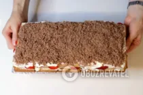 Торт з фруктами без випічки - Крок 11 Торт з фруктами без випічки - Крок 11