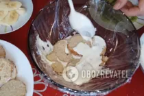 Торт из пряников с фруктами - Шаг 4 Торт из пряников с фруктами - Шаг 4